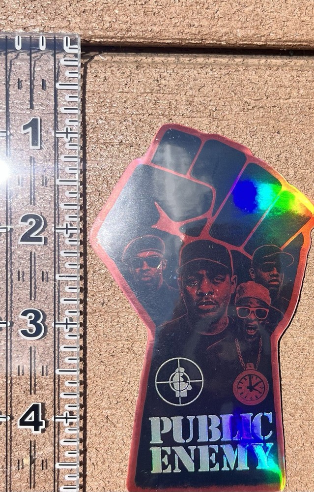 Public Enemy Holographic Sticker
