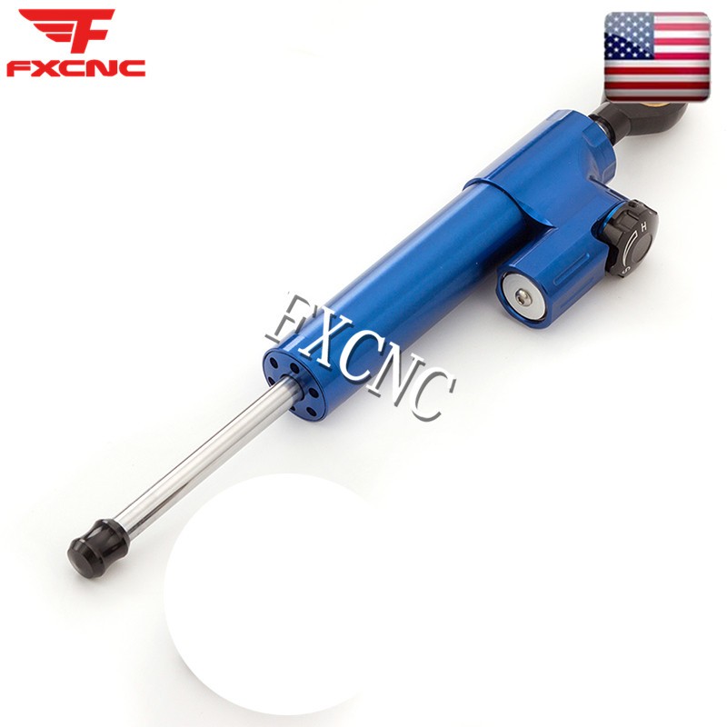 For Ducati Monster 696 Blue Steering Damper Stabilizer Bracket Mounting Kit Set