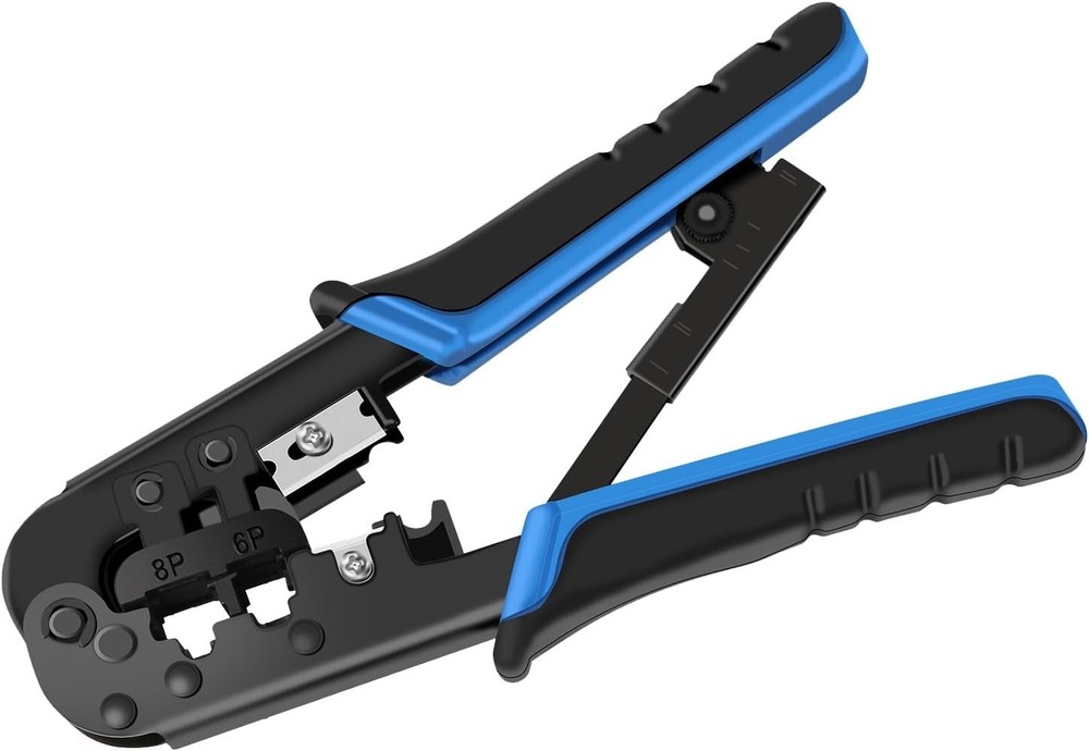 Multi-Function RJ45 Crimping Tool for Efficient Network Installation & Repair