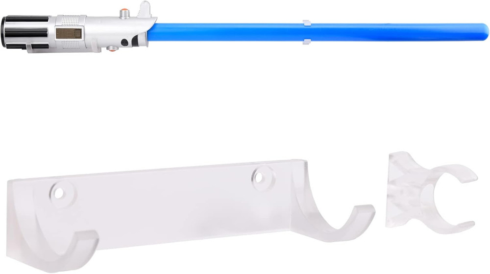 Horizontal Lightsaber Wall Mount Holder Light Saber Display Rack Hook Stand, Com