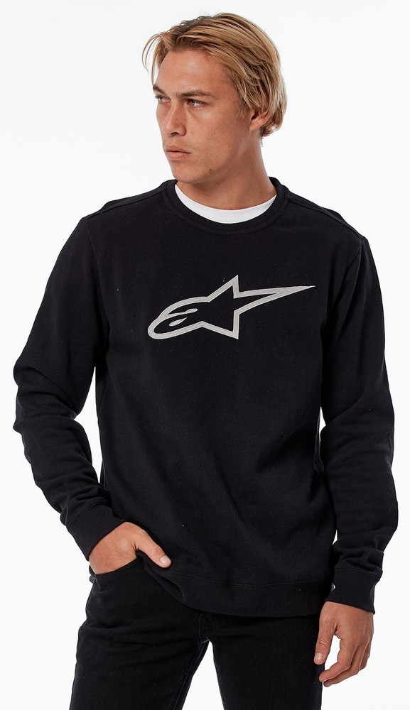 Alpinestars Ageless Mens Pullover Sweatshirt Black/Gray