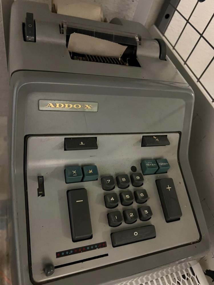 Vintage Addo-X Model 2353 Adding Machine
