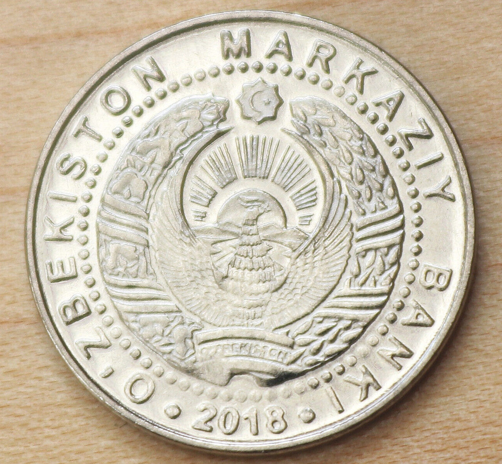 2018 Uzbekistan 50 Som Unc.