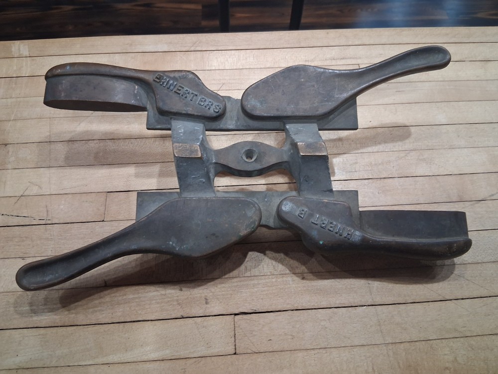 Ehnert Bros Cast Iron Industrial Clamp Frame – Unknown Tool Part