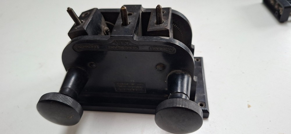 British made Burndept swinging coil holder.