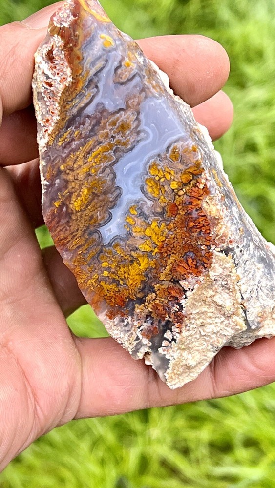 Natural Plume Agate Rock,100% Natural,Agate Specimen.