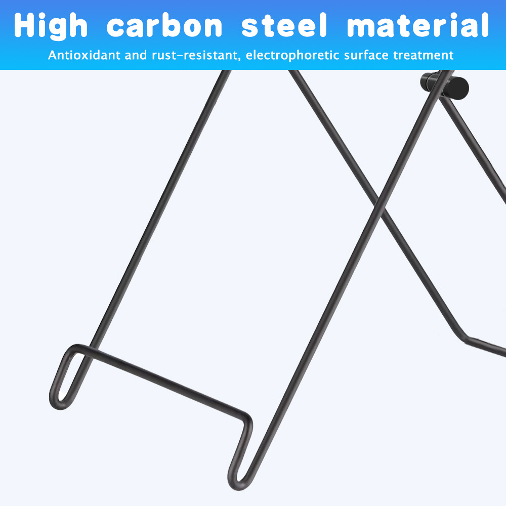 Pair Solar Panel Fixed Bracket Mount Portable Foldable Carbon Steel Bracket