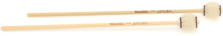 Innovative Percussion IP3105 Ludwig Albert Medium Marimba Mallets - Off-white