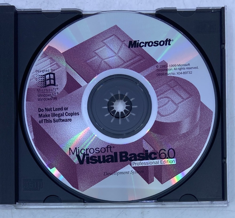 Microsoft Visual Studio 6.0 Professional Big Box Edition Collector's Vintage