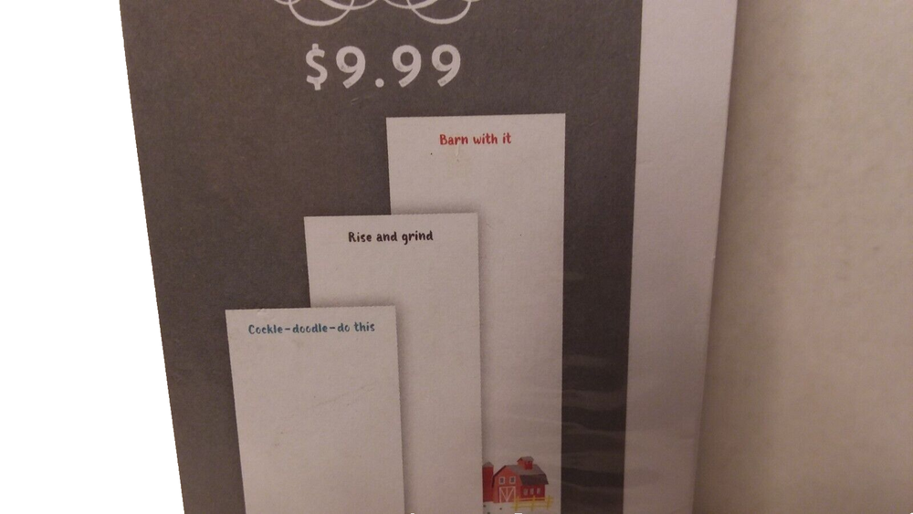 Bella Bug 3 Ct List Pad Set - Farm