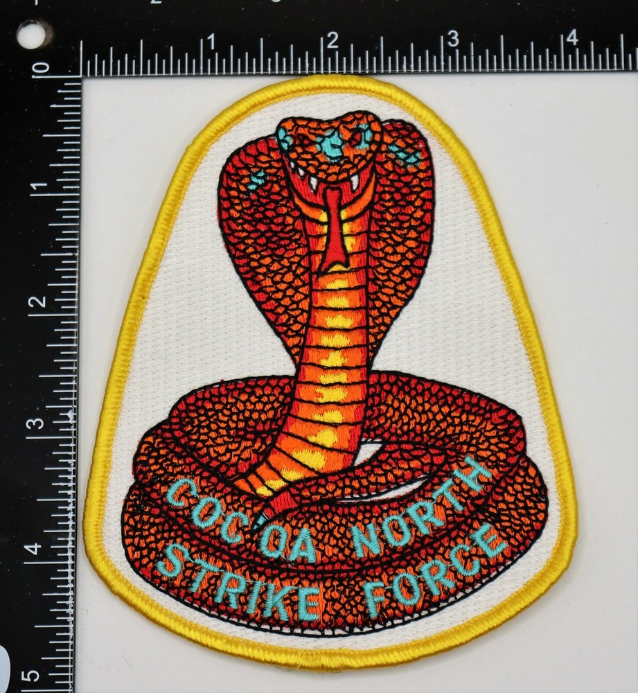 COCOA NORTH STRIKE FORCE Cobra PATCH Vintage Original