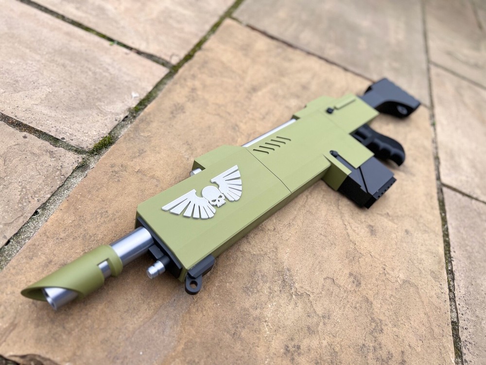 Lasgun full colour 3D printed kit - M36 Pattern - Cosplay - Warhammer 40k