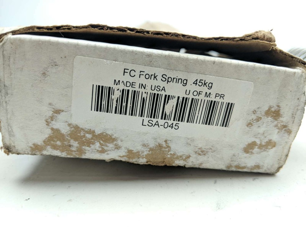 12 Suzuki RMZ 450 Front Fork Springs 320978