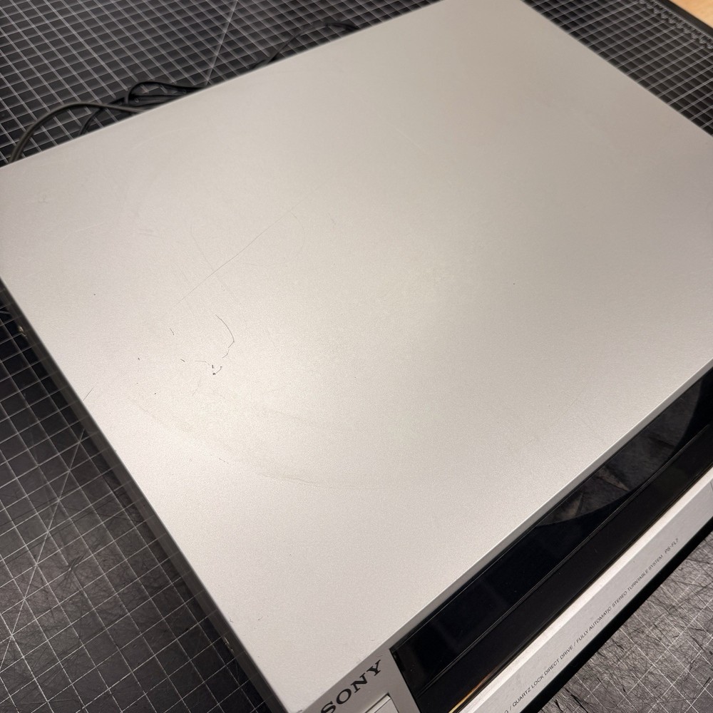 Sony PS-FL7 Front Loading Direct Drive Linear Tracking Turntable Tested Works