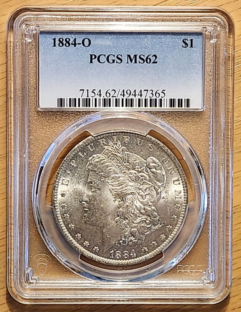 1884 O PCGS MS62  Morgan 90% SILVER