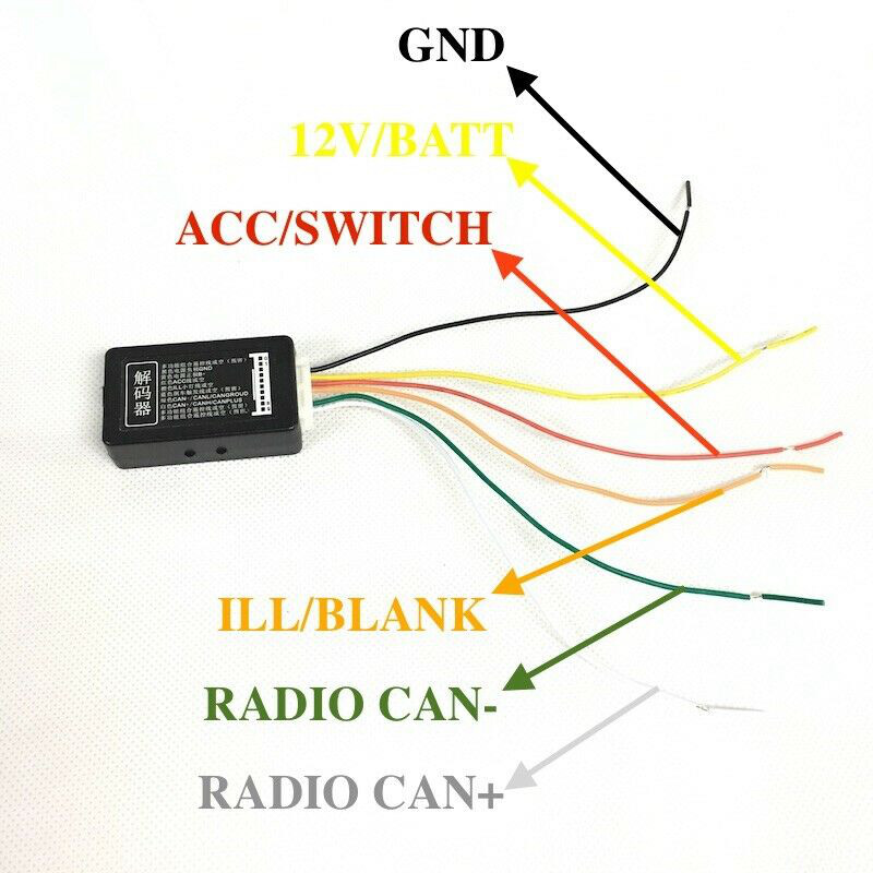 Canbus Gateway Emulator Simulator Decoder for VW Radio RCD510 RNS510 RCN210