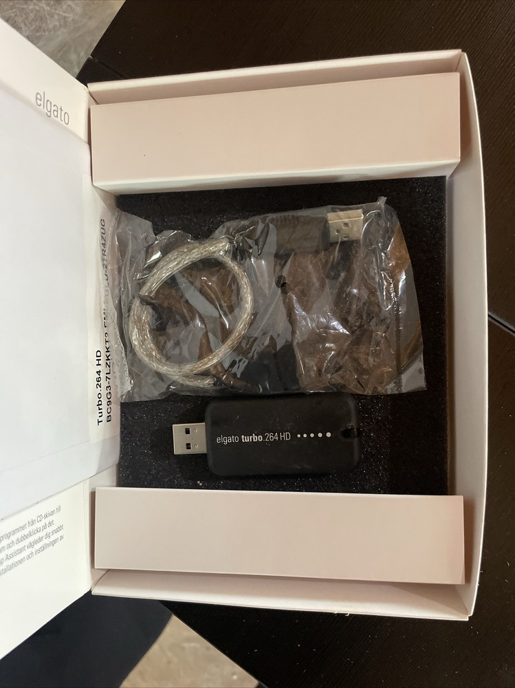 Elgato turbo.264 HD USB H.264 Video Encoder for Mac iPod iPhone. new open box