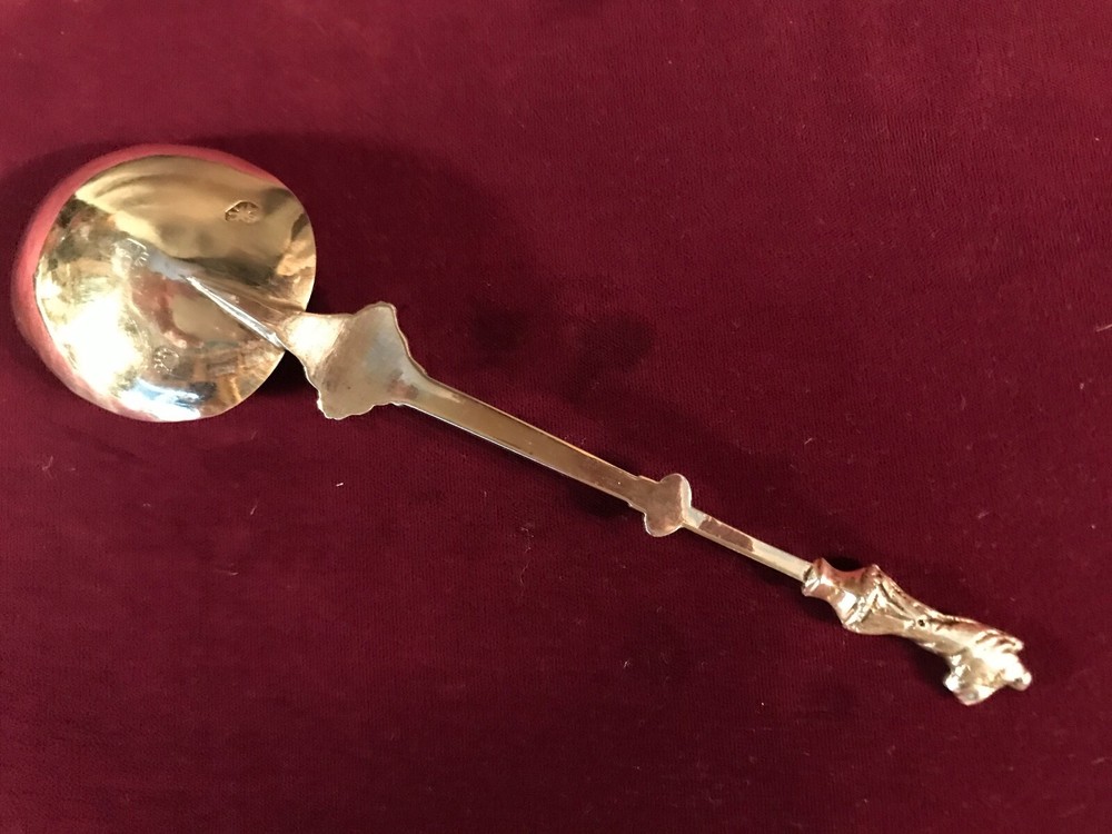 Antique Continental Gilt Silver Figural Spoon