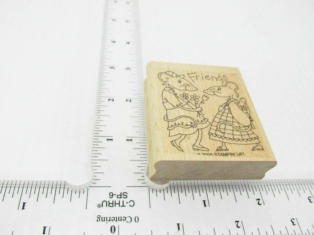Friends Between Mice Rubber Stamp - Stamp Set D76