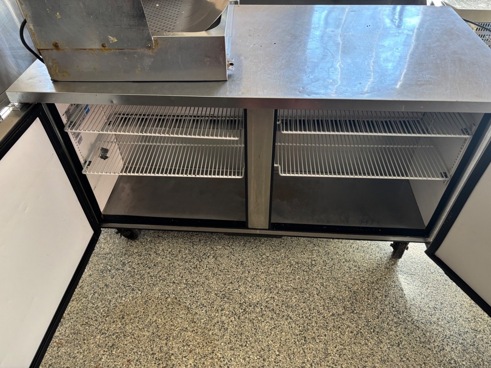 True TUC-60 Two-Solid Door Undercounter Refrigerator