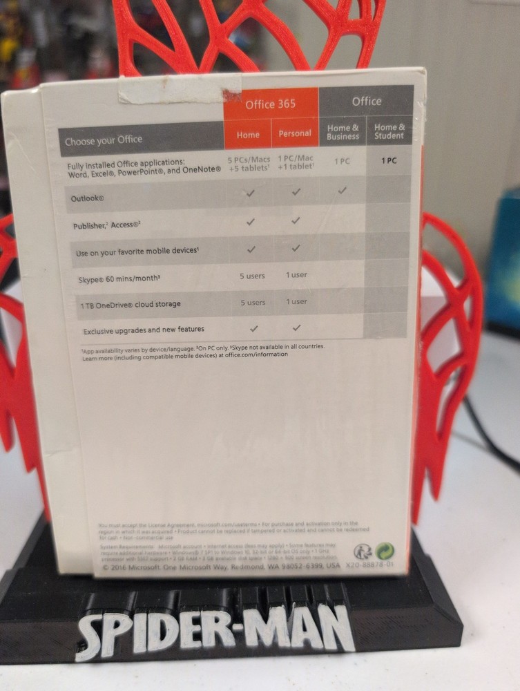Microsoft Office Home & Student 2016 for Windows 1 PC Key Card New Sealed Key