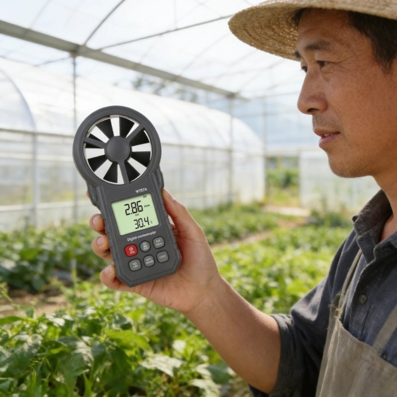 Handheld Wind Gauge Handheld Digital Anemometer for Wind Speeds