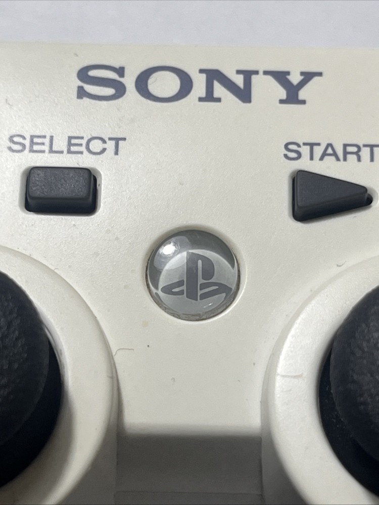 Sony PS3 DualShock 3 Wireless Controller – White OEM Original Tested