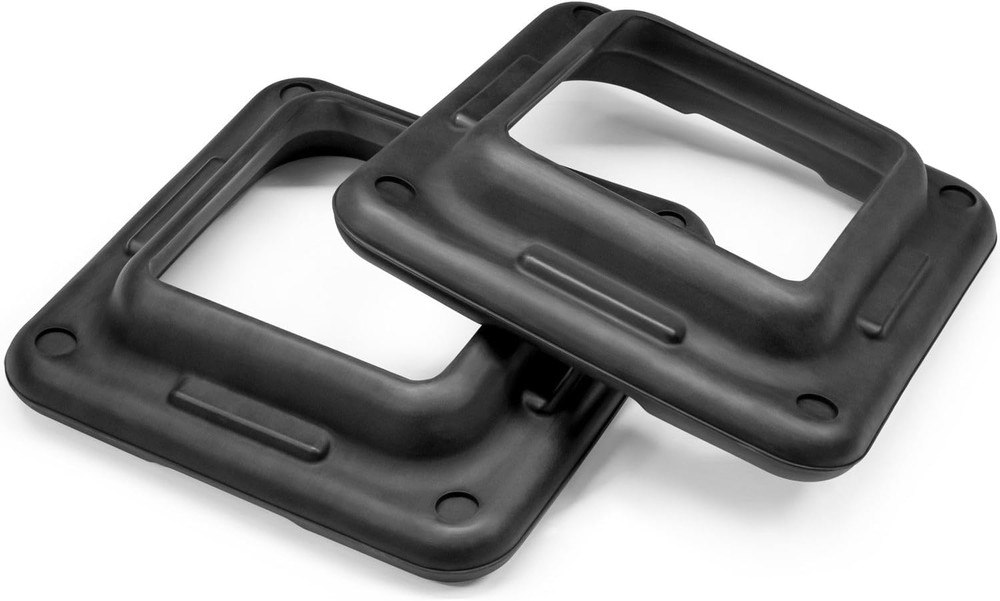 16"X16" Extra Adjustable Risers for Aerobic Exercise Workout Step Platform (Pair