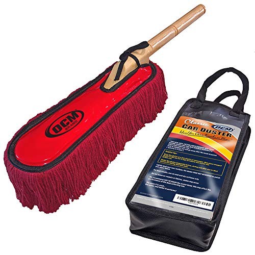 Classic Car Duster with Solid Wood Handle Includes Storage Case - Popular