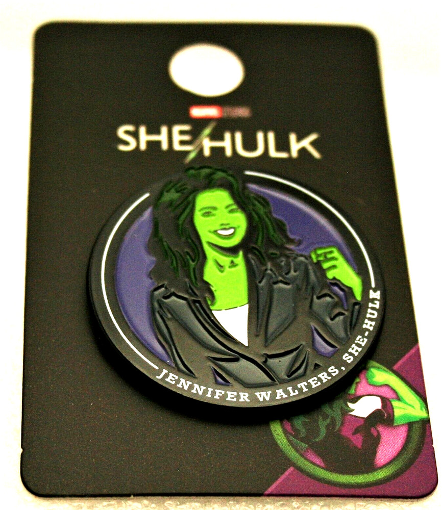 Marvel Studios She Hulk Jennifer Walters Hat Lapel Pin New MOC