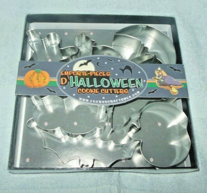FOX RUN 7 PC HALLOWEEN COOKIE CUTTER SET NEW IN PACKAGE
