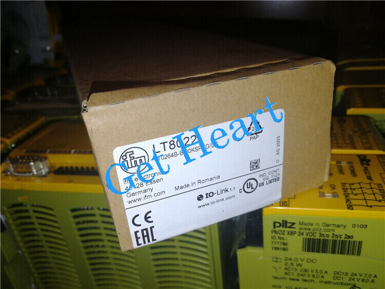 New IFM LT8022 liquid level sensor with temperature detection FedEx or DHL