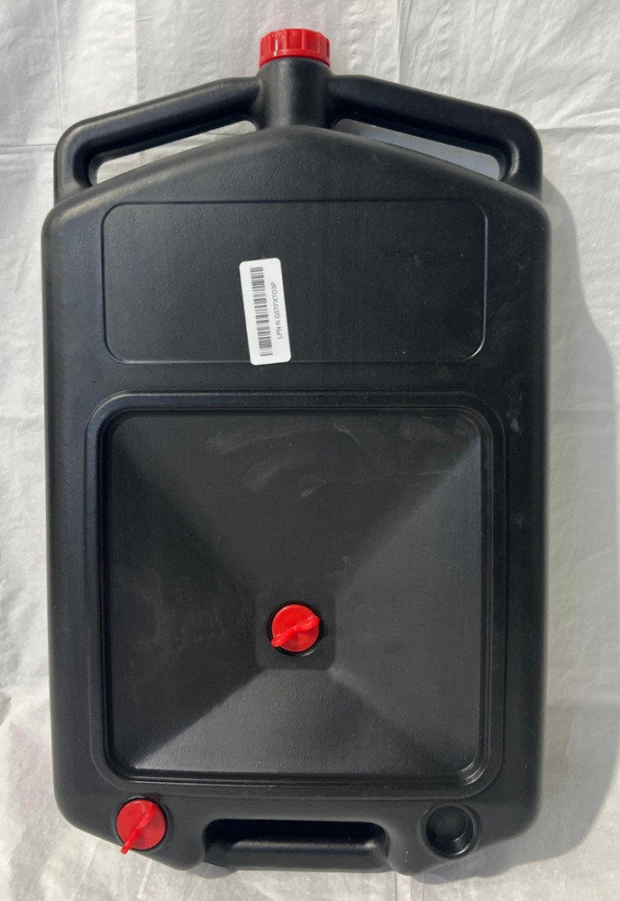Heavy Duty Plastic Fuel / Utility Container – Black with Red Cap