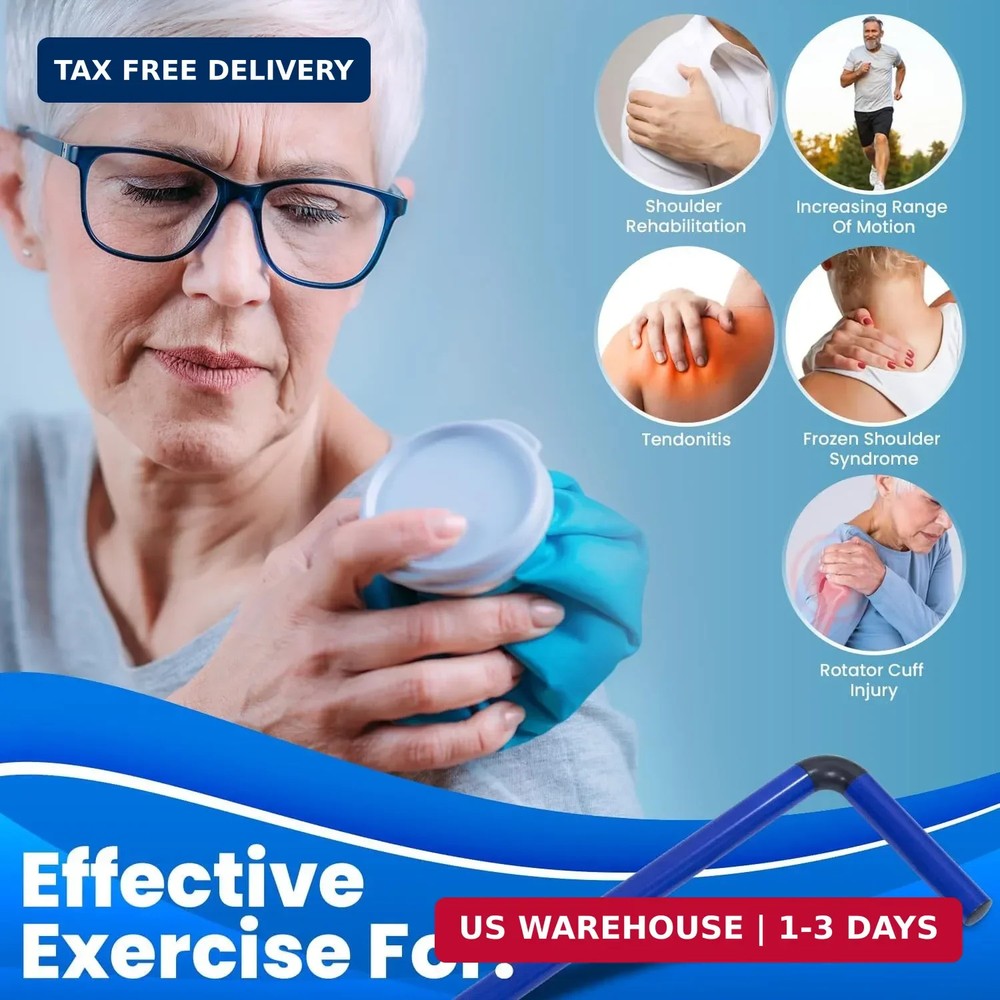 RangeMaster ShoulderWand Therapy Stretching Tool│Collapsible Stretching Bar │Phy