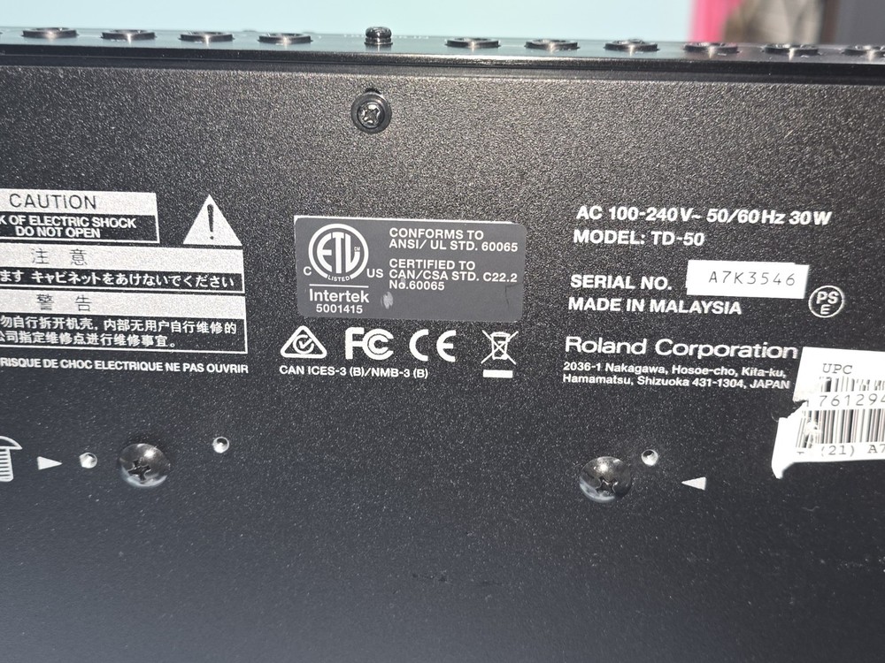 Roland TD-50 Drum Sound Module - Black