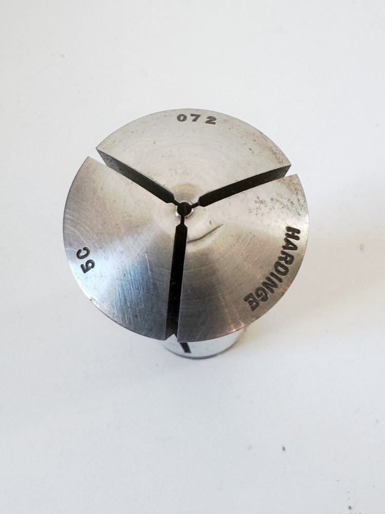 .072" HARDINGE 5C Round Collet External & Internal Threads USA