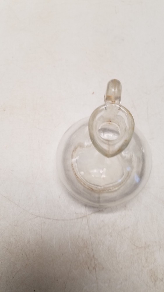 Clear Glass Ringed Neck Cruet (M)