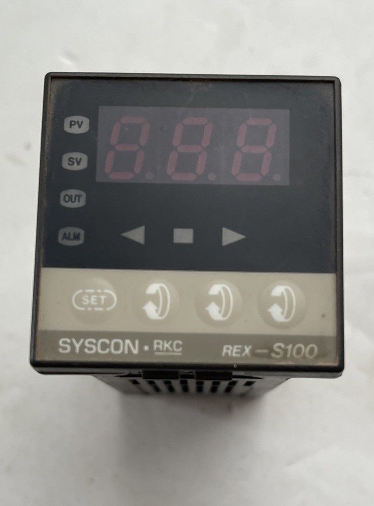 RKC S100FJA8-M*NN ZK-1087 05932 REX-S100 Temperature Controller 0-999F Syscon