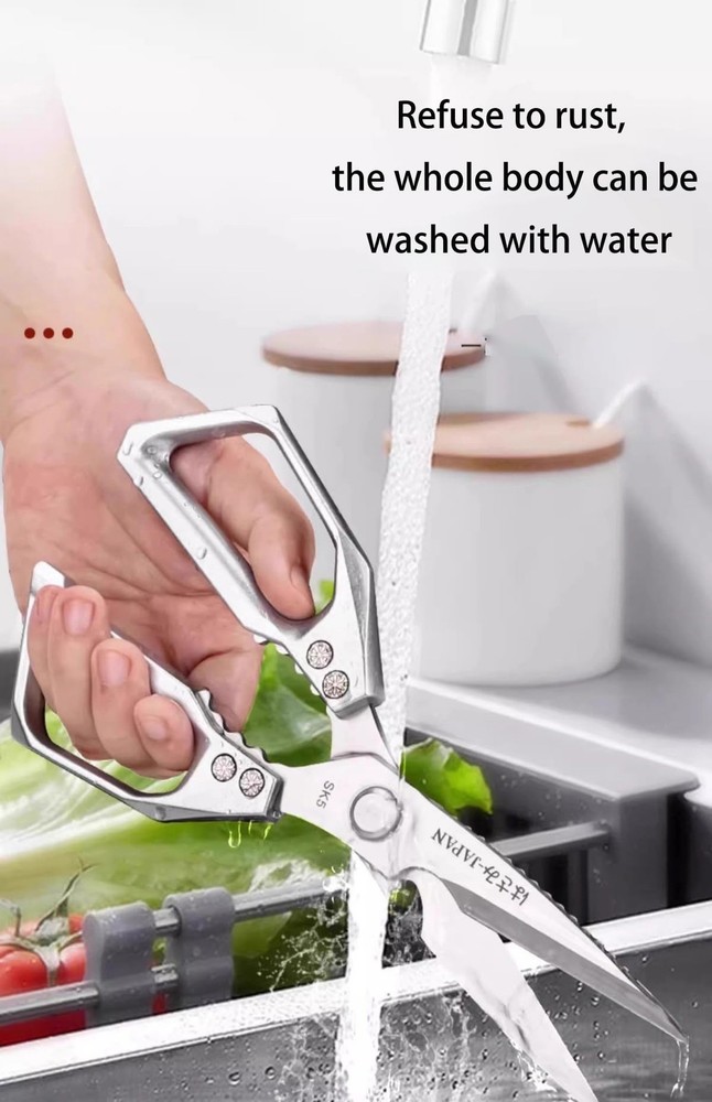 Multi-Purpose Rust Proof Kitchen Shears, Heavy Duty Meat Scissors, Dishwasher...