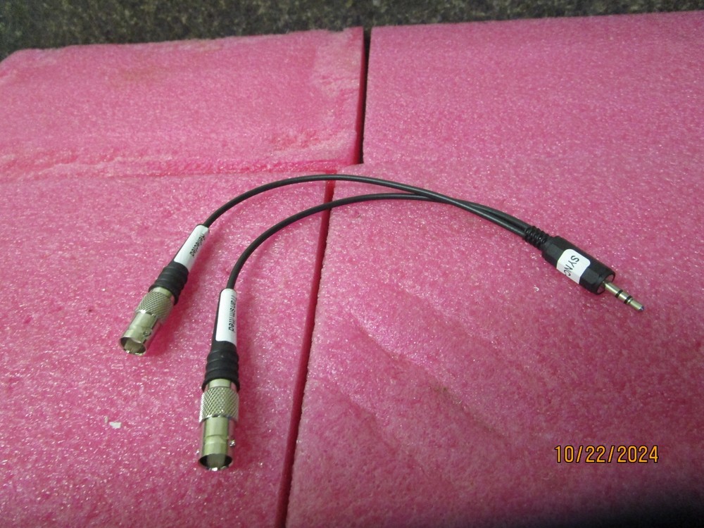 Zeiss Microscope Cable Sync In-Out to Transmitted & Reflected