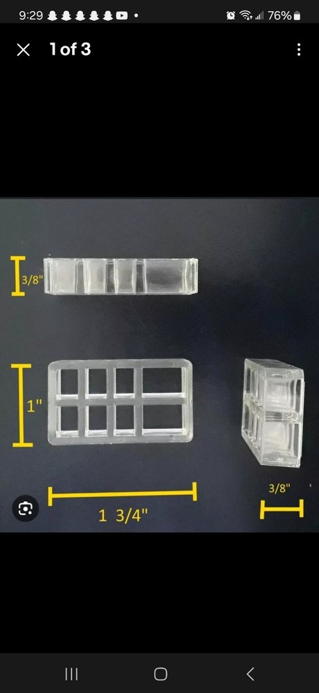 Spacer Blocks For Window Blind And Drapery Hardware Stackable Window Qty 13 Pcs