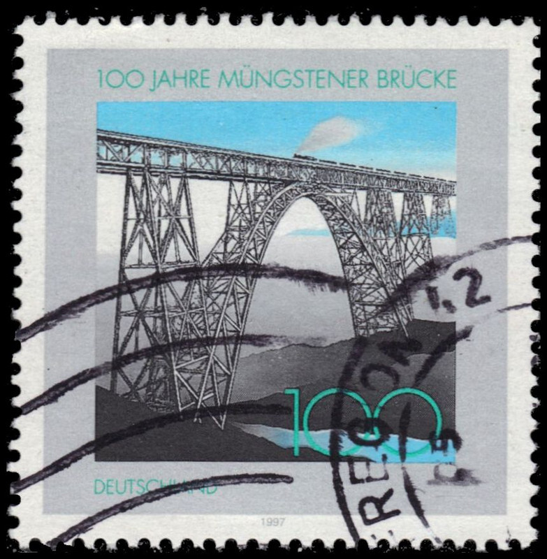 GERMANY 1972 - Mungsten Bridge Centenary (pf53564)