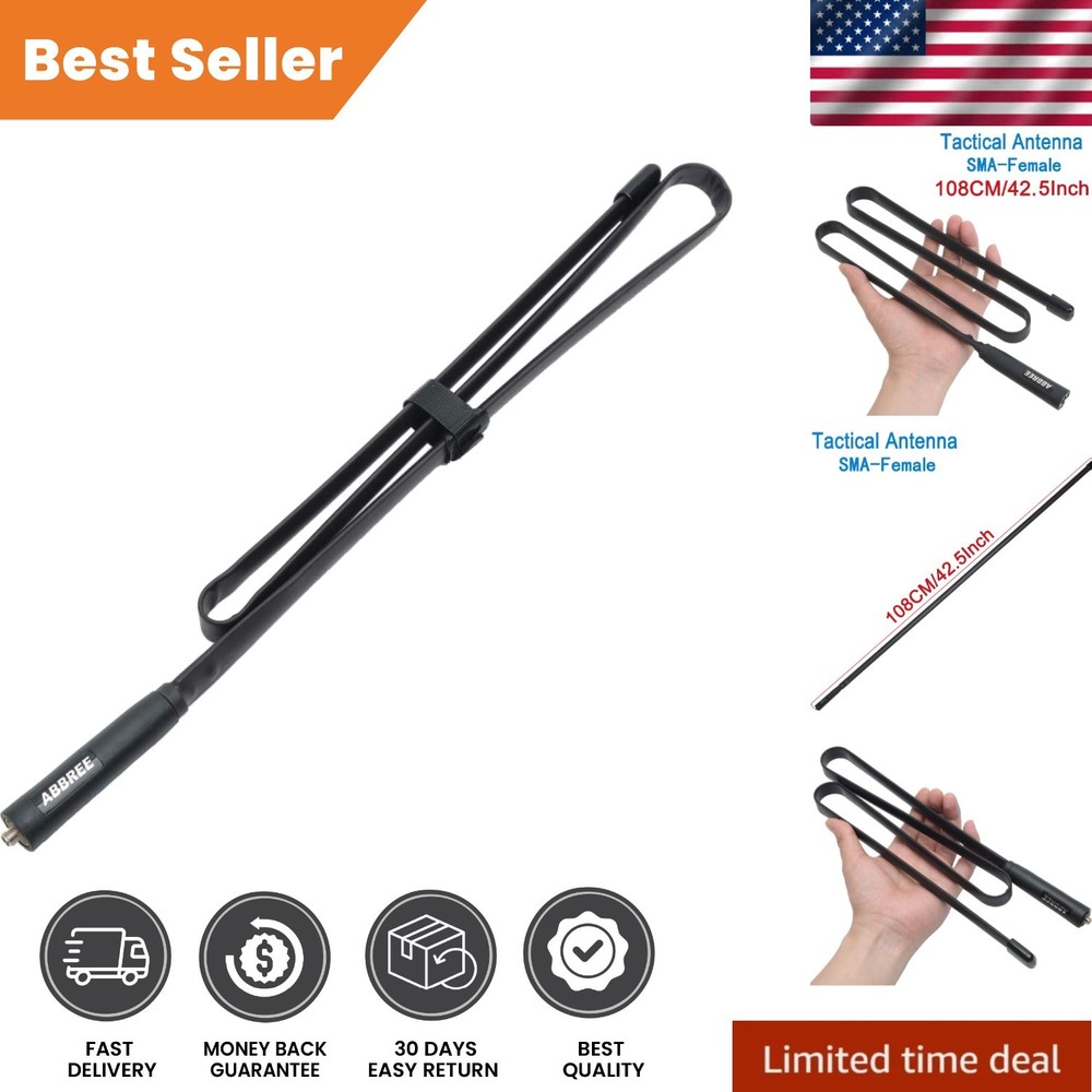 CS Tactical 42.5-Inch Antenna - Long Range 5.0dBi for Enhanced Communication