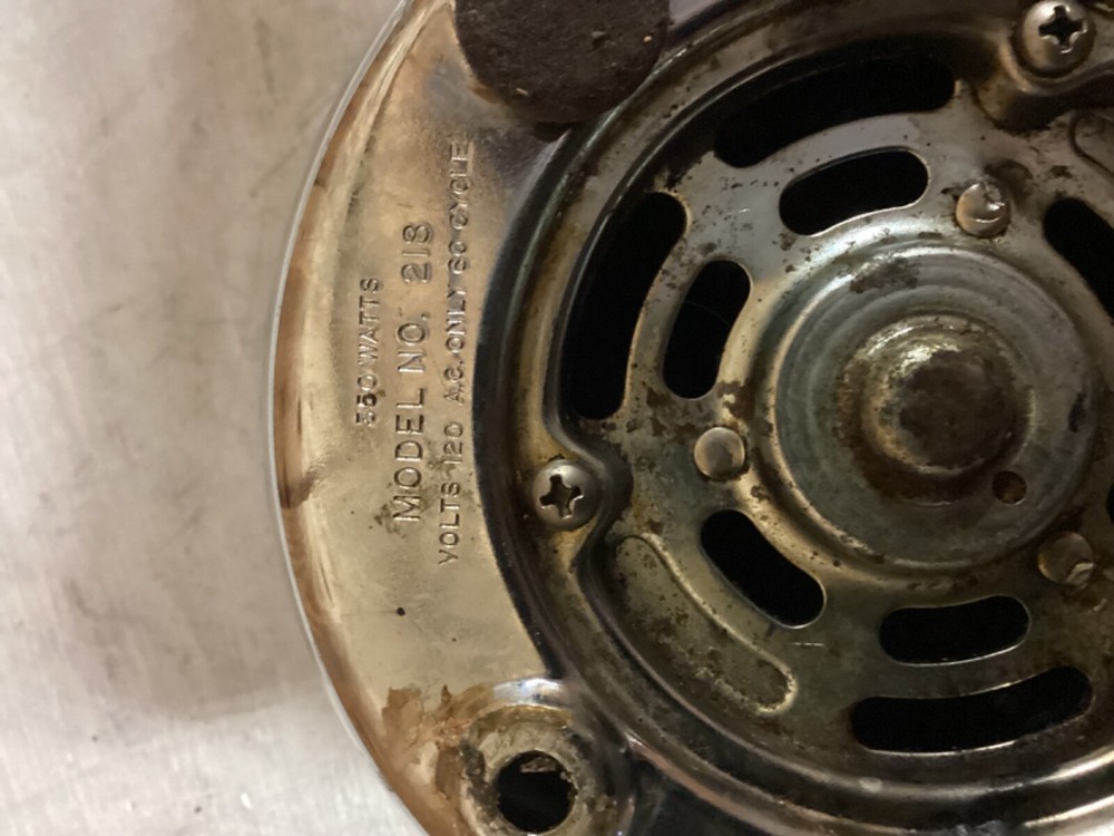 HAMILTON BEACH COOKBOOK BLENDER BASE 5 SPEED MODEL 218 TESTED AND WORKING