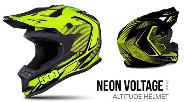 509 ALTITUDE NEON VOLTAGE HELMET  SIZE: XL