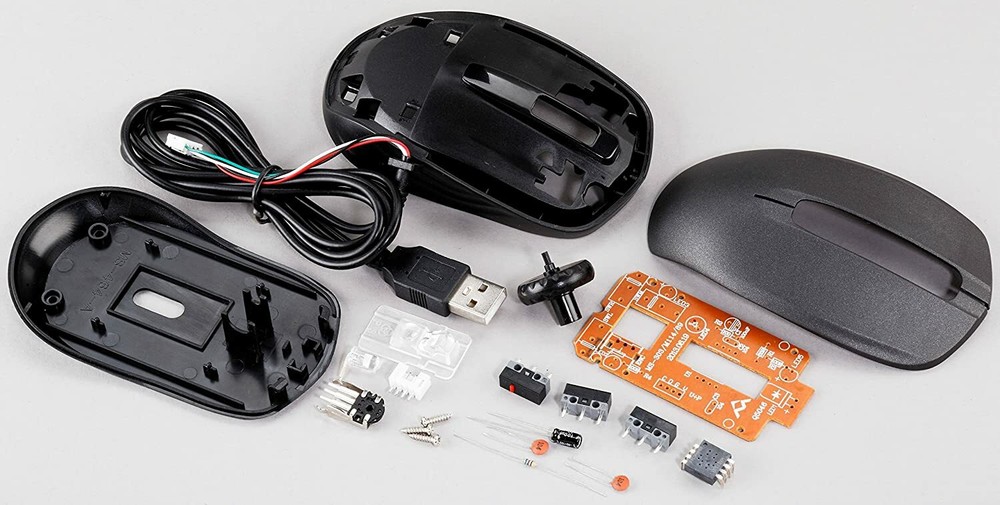 DIY Electronic Kit Optical USB Mouse - Easy To Learn Soldering & Welding - Gift