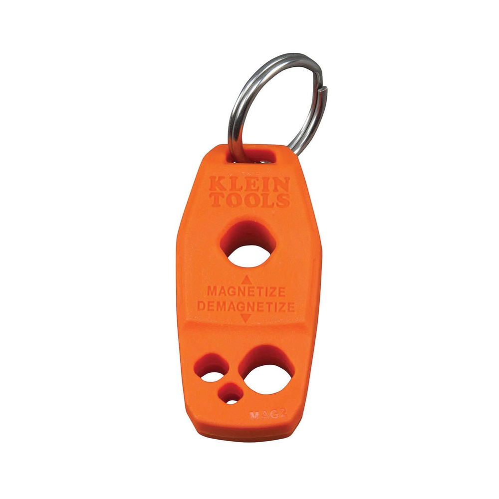 KLEIN TOOLS MAG2 Magnetizer/Demagnetizer Compact Tool SS Key Ring Rare Earth
