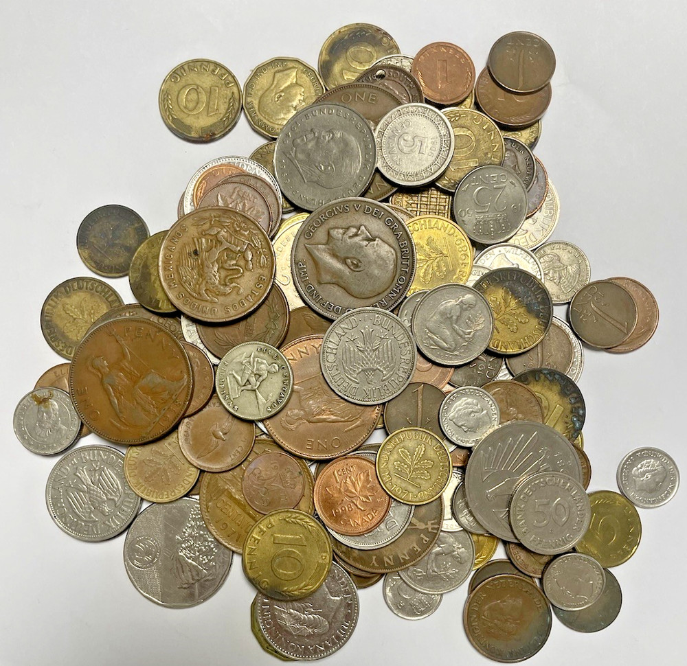 World Coins Bulk 150 + Nice Variety