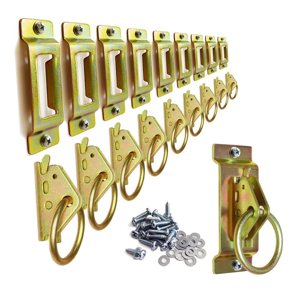 E-Track Rail Single Slots Portable Tie Down Anchors Trucks Trailers Accessories