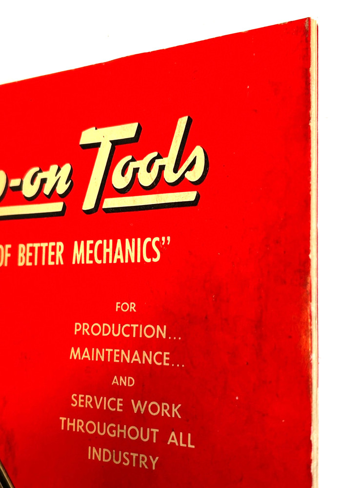 OCTOBER 1955 SNAP-ON TOOL TOOLS CATALOG V SAN FRANCISCO NOVATO CA